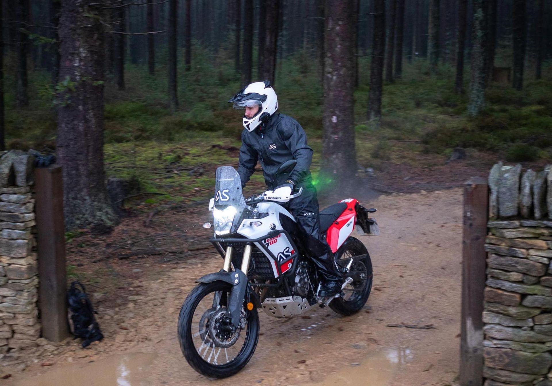 adventure spec aqua pac black waterproof motorcycle motorbike jacket adv biker rider 